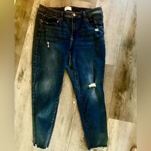 lane Bryant magic waist band skinny mid rise jeans size 18